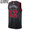 Dres Chicago Bulls Ayo Dosunmu 12 Jordan 2022-23 Statement Edition Crno Swingman - Dječji